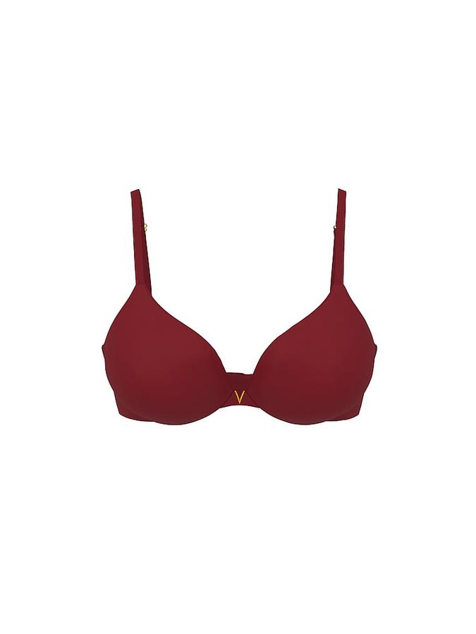 Smooth Lightly Lined Plunge Demi Bra image number 2