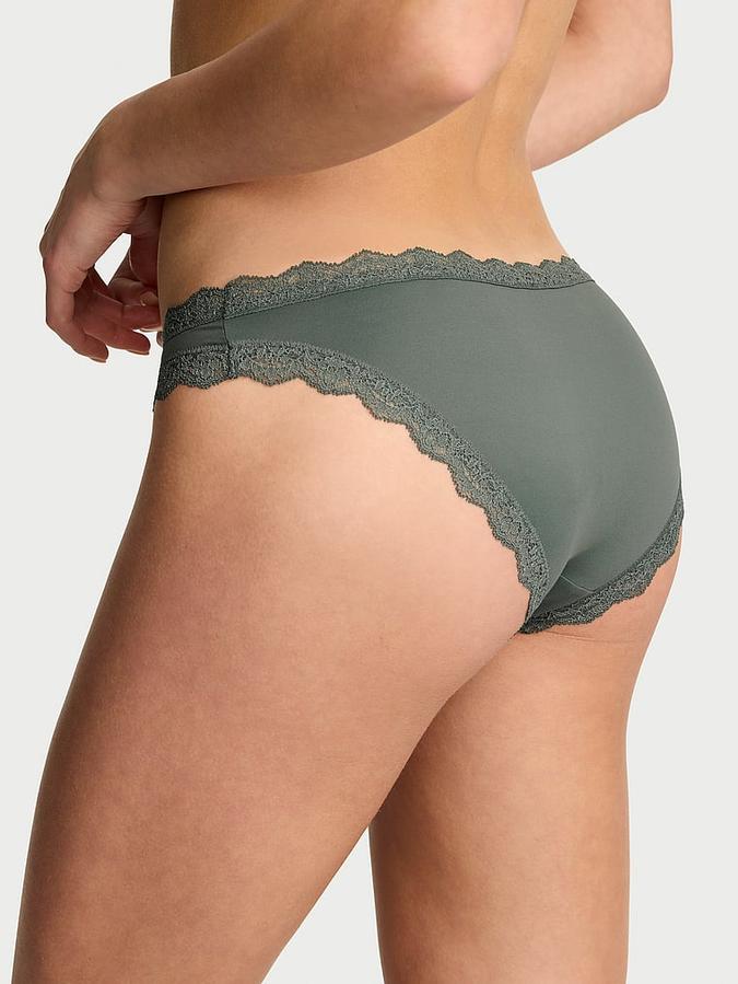 Lace-Trim Bikini Panty