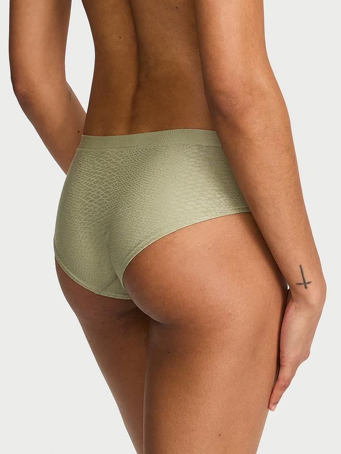Seamless Snake Jacquard Hiphugger Panty