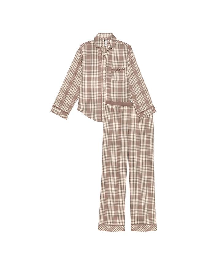 Flannel Long Pajama Set image number 2