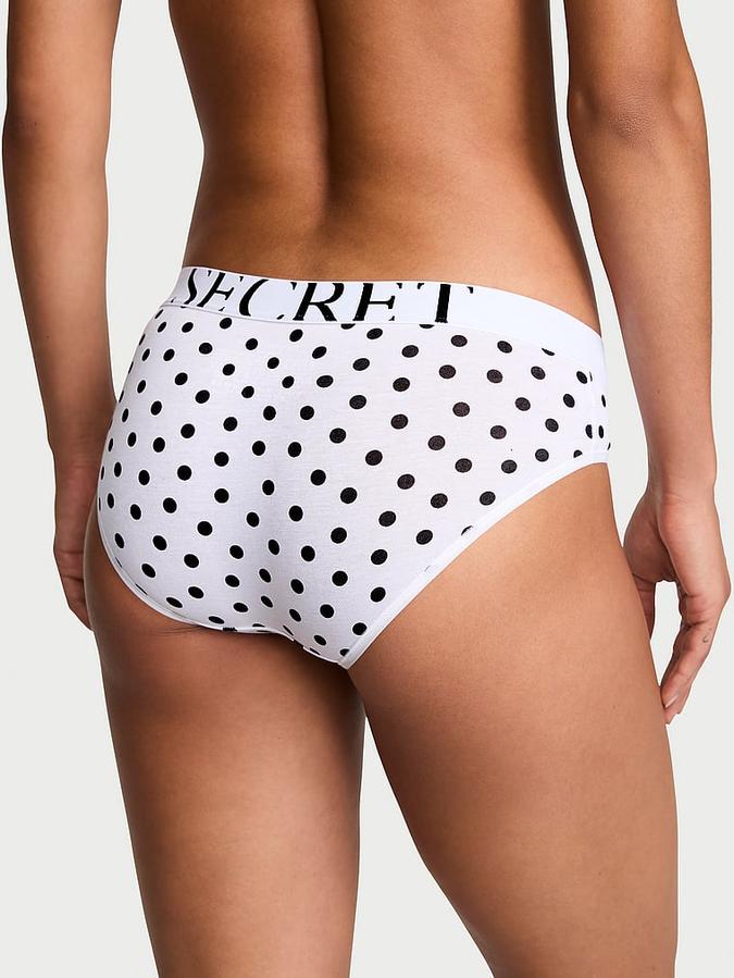 Exploded Logo Cotton Hiphugger Panty
