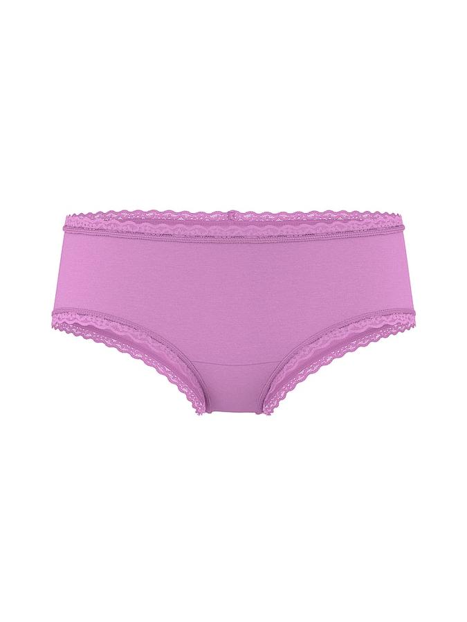Cotton Lace-Waist Cheeky Panty image number 2