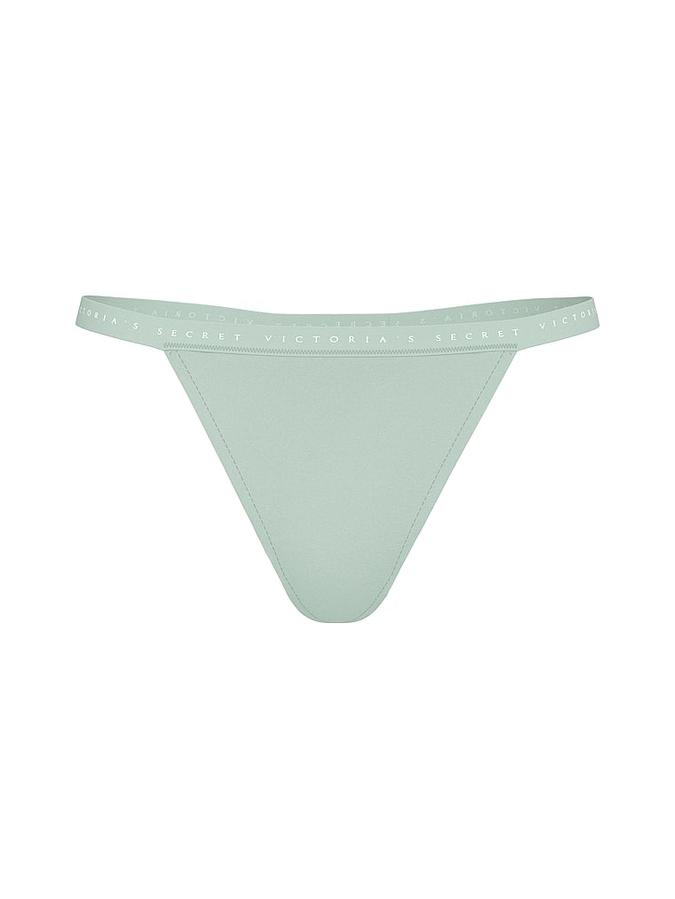 Stretch Cotton V-String Panty image number 2