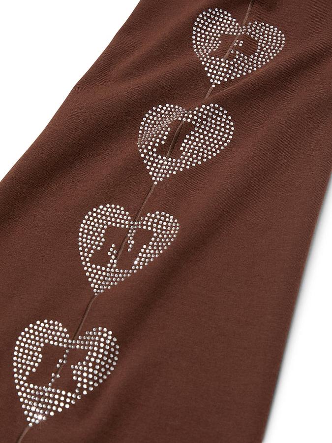 All Day Cotton Bling Foldover Flare Leggings image number 3