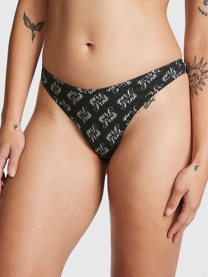Cotton Thong Panty image number 0