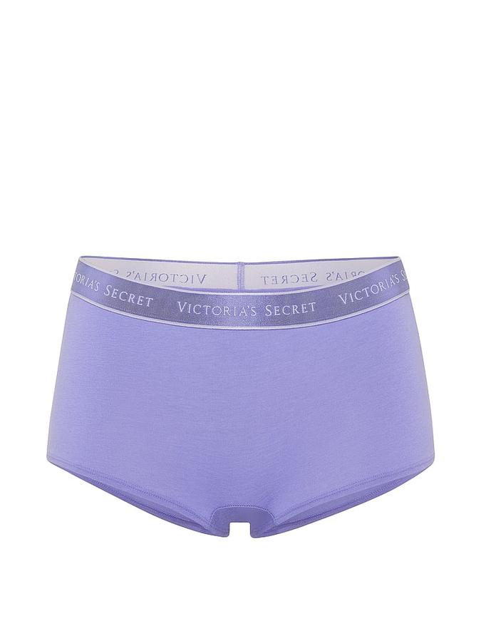 Logo Cotton Boyshort Panty image number 2