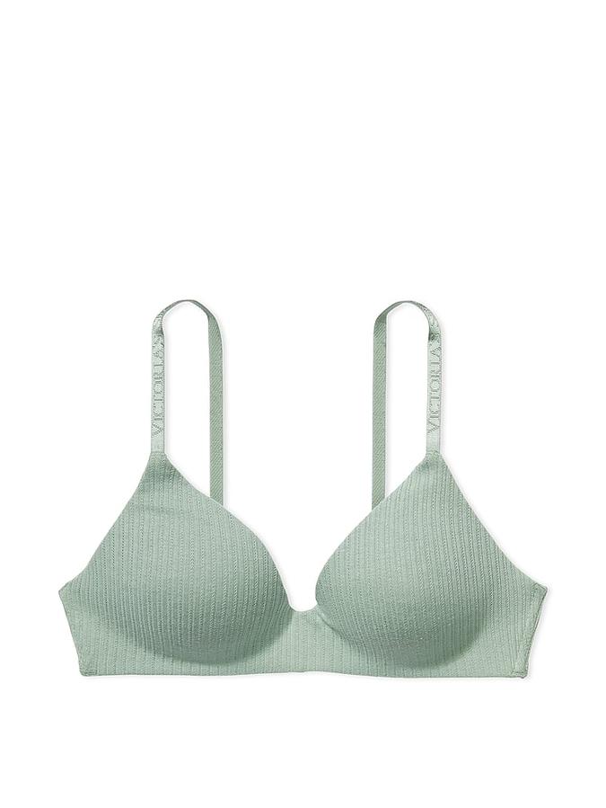 Lightly Lined Pointelle Wireless Bra image number 2