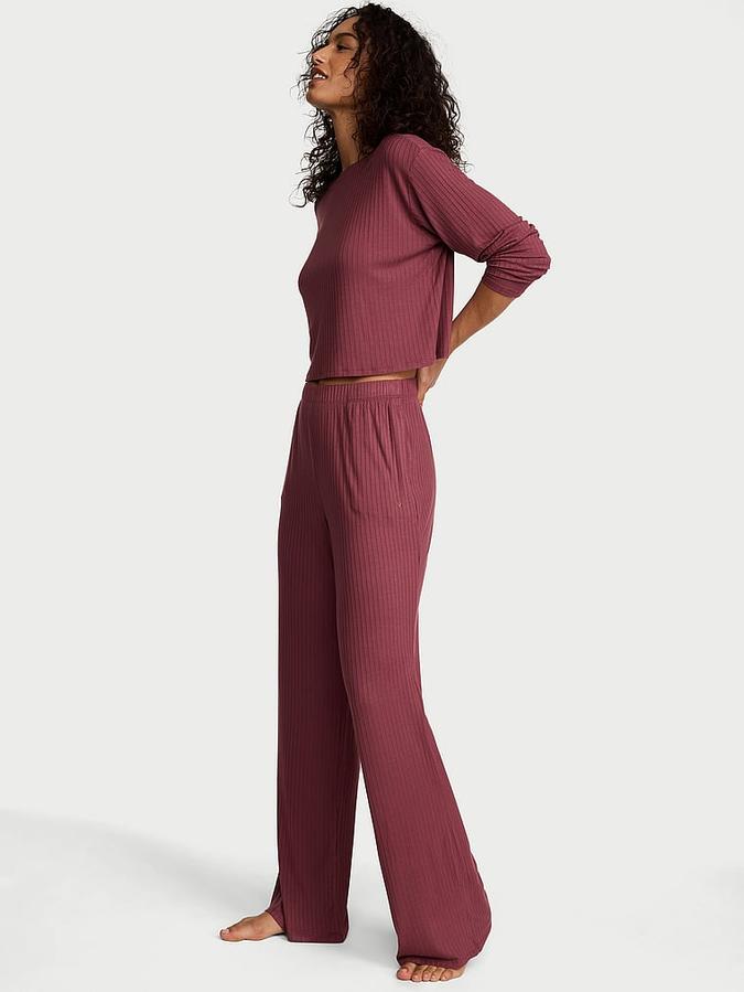 SoSoft&trade; Modal Wide-Rib Long Lounge Set