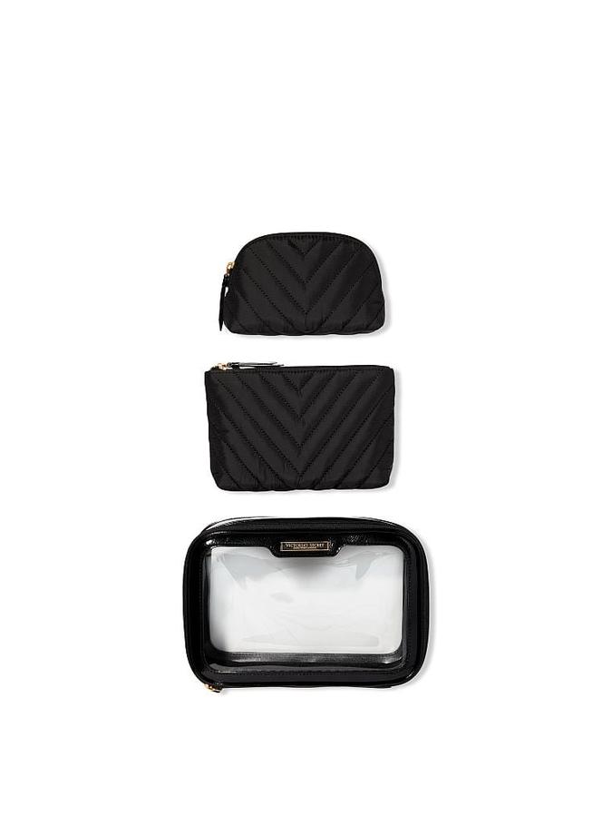 The Victoria Beauty Bag Trio Navy image number 2