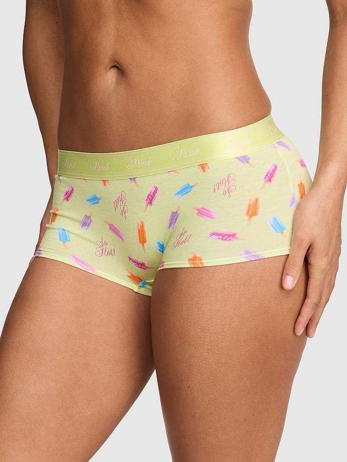 Logo Cotton Boyshort Panty