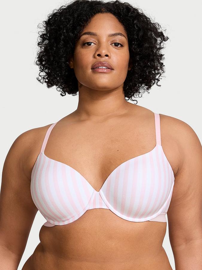 Lightly Lined Cotton Demi Bra image number 0