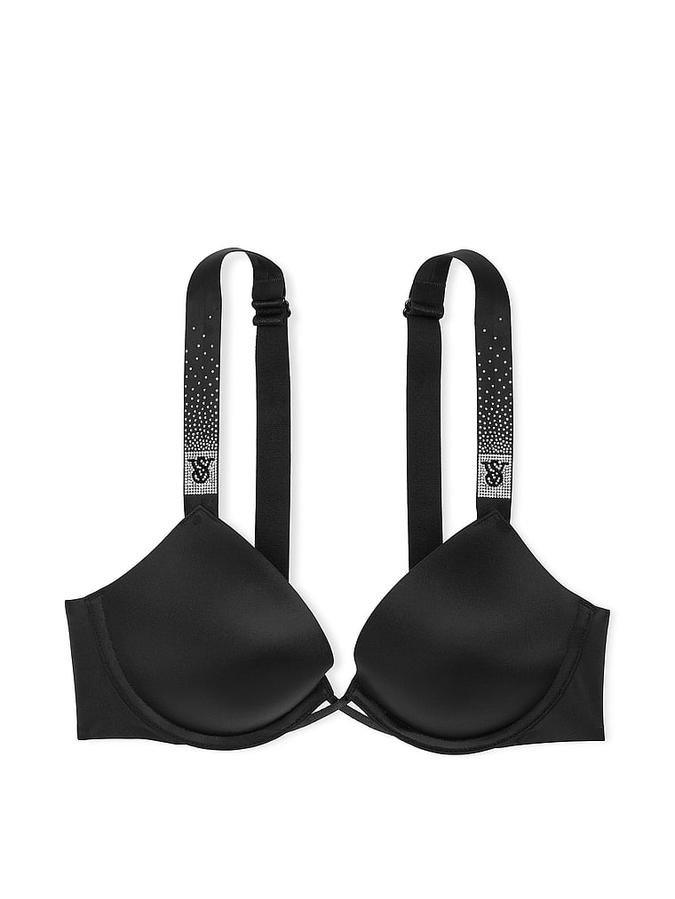 Scattered Shine Strap Push-Up Bra image number 2