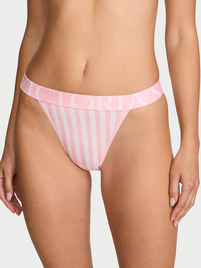 Exploded Logo Cotton 90s Brief Panty