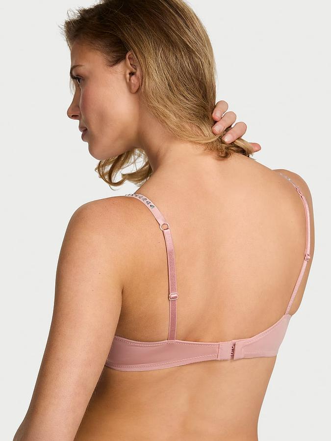 Wicked Twinkle Petal Hearts Lightly Lined Balconette Bra