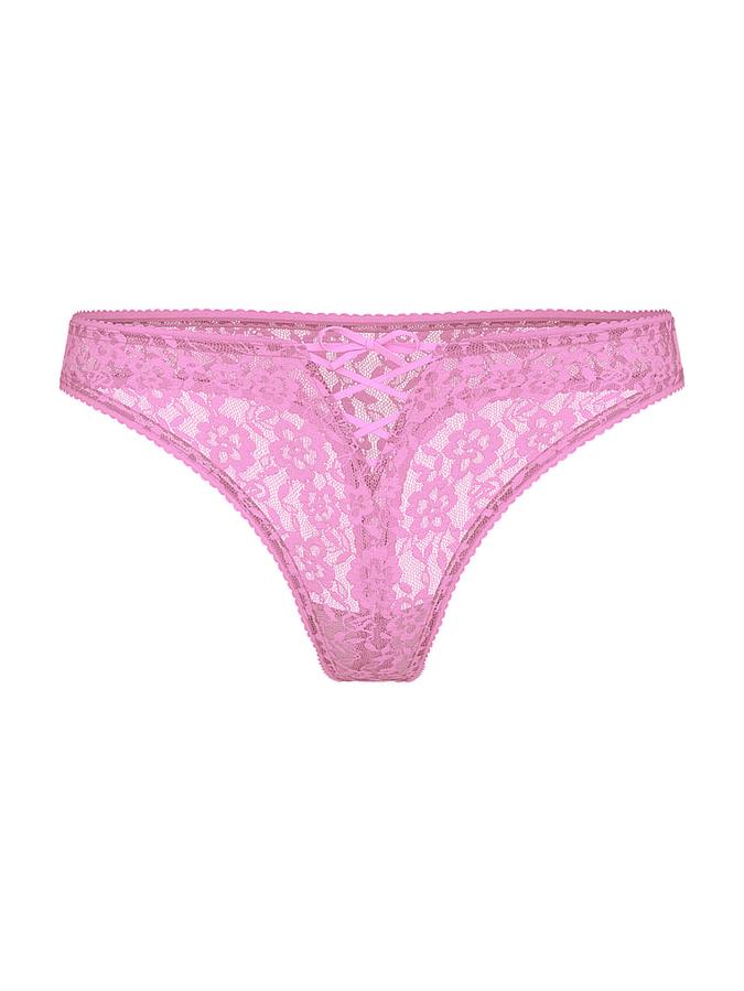 Lacie Lace-Up Bow Thong Panty image number 2