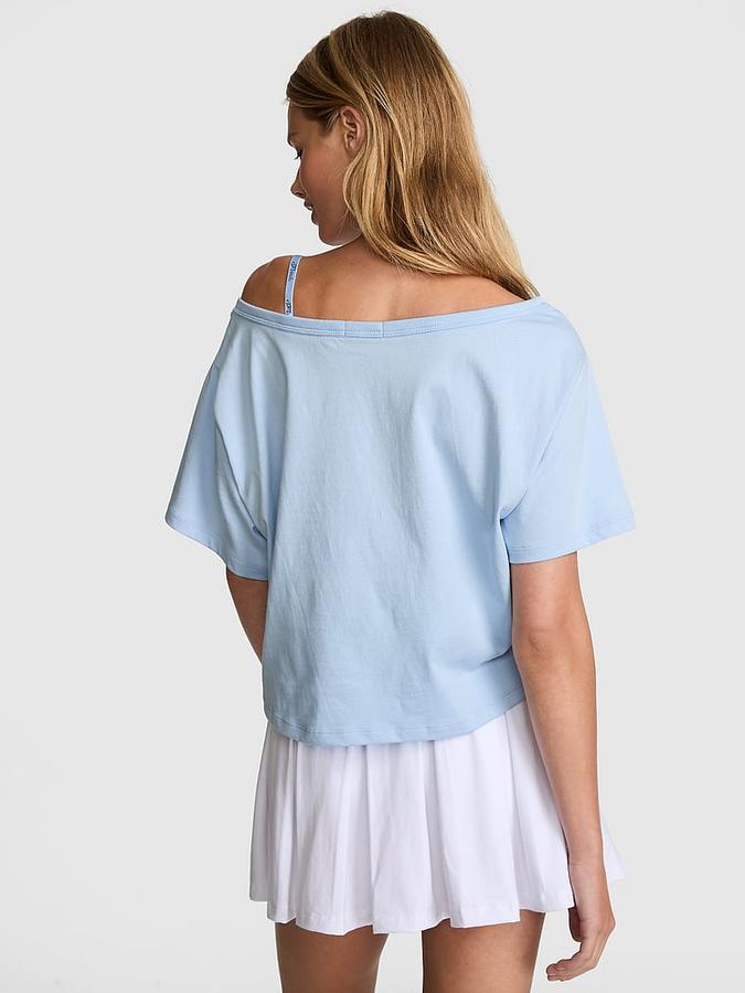Slouchy Cropped Sleepshirt image number 1