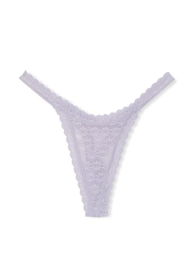 Daisy Lace String Thong Panty image number 1