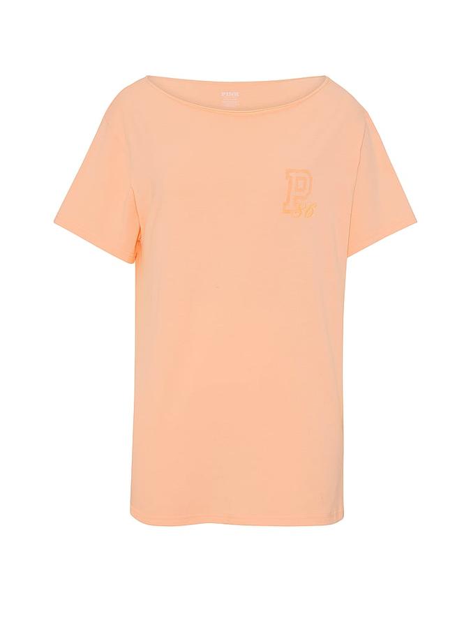 Campus Cotton&trade; Off-The-Shoulder Tee image number 2