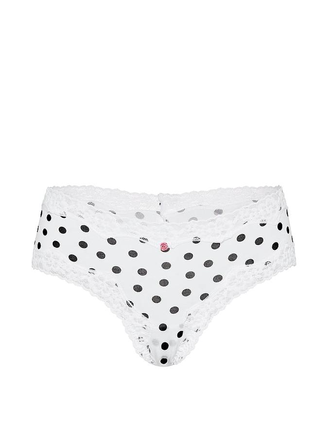 Cotton Lace-Waist Cheeky Panty image number 2