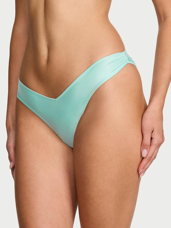 Satin Bow-Back Brazilian Panty