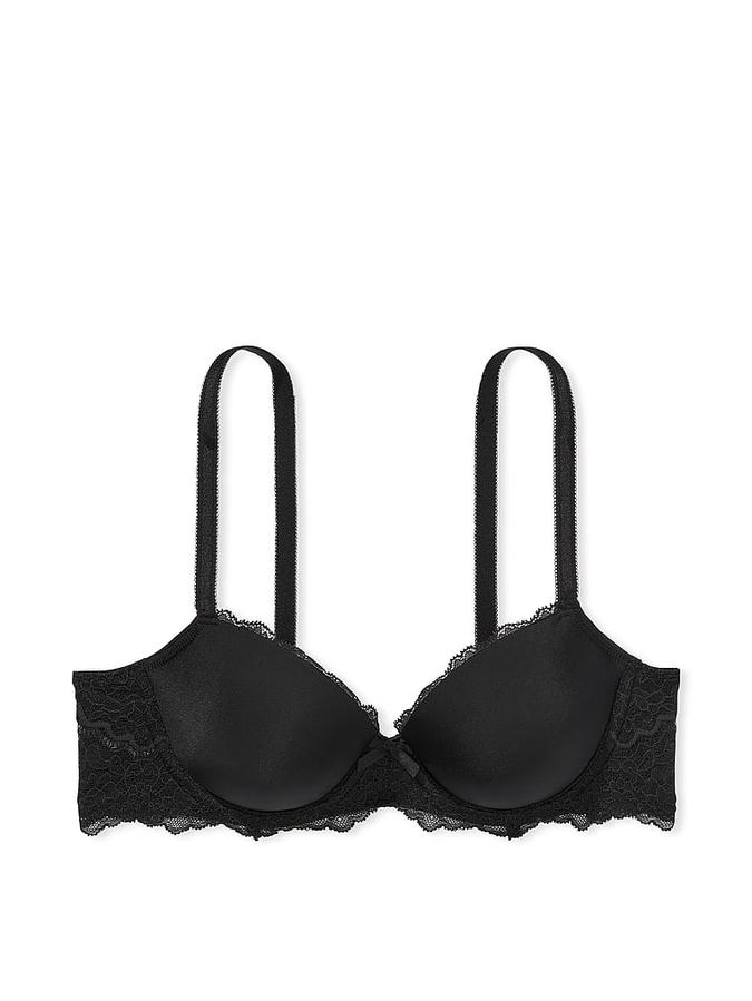 Lightly Lined Lace Trim Demi Bra image number 2