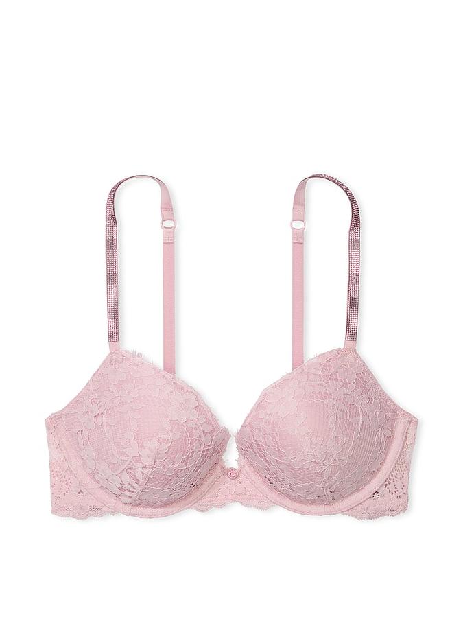 Twinkle Strap Lace Push-Up Bra image number 2