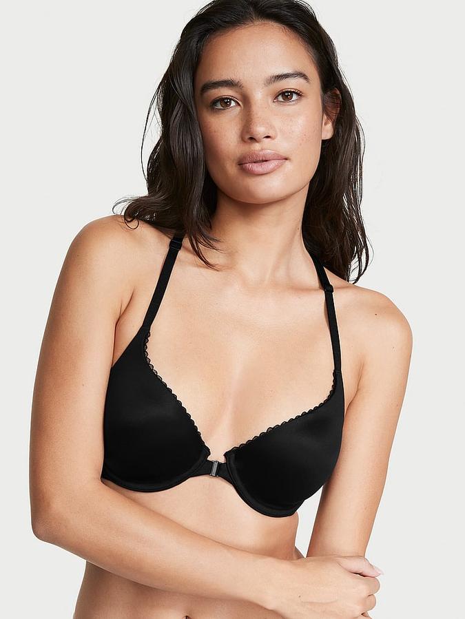 Lightly Lined Full-Coverage Racerback Bra image number 0