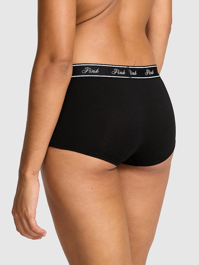 Logo Cotton Boyshort Panty