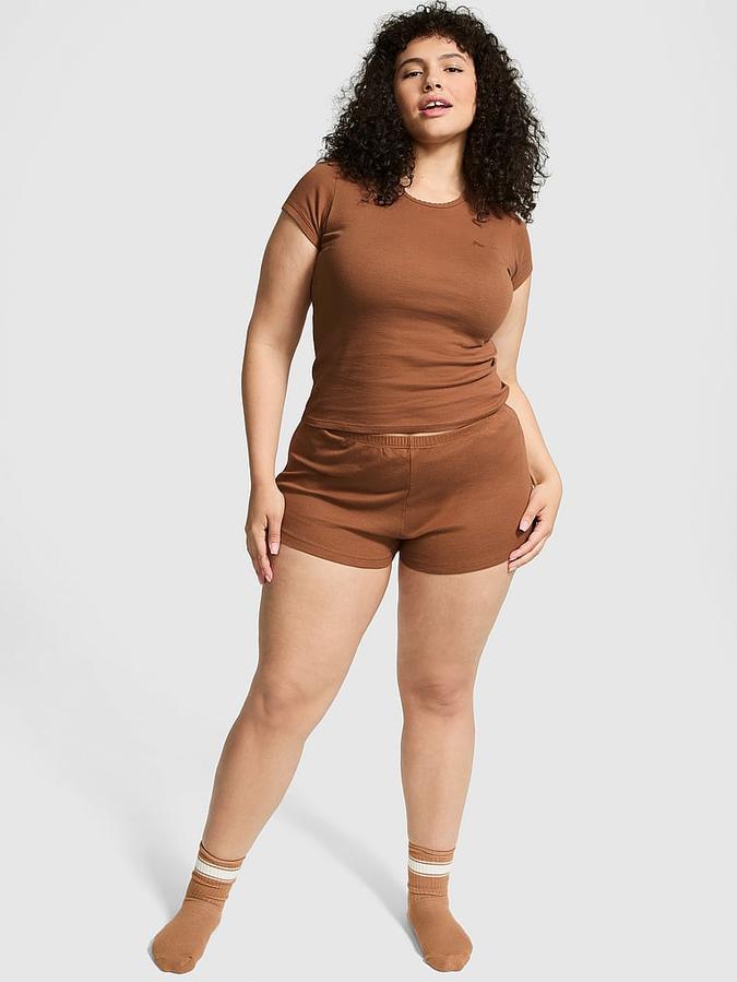 Spill-the-Tea Cotton Shorts image number 3