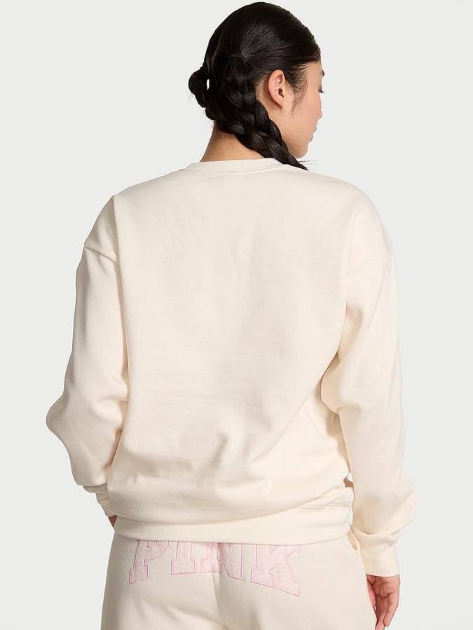 Ivy Fleece Oversized Crew Sweatshirt