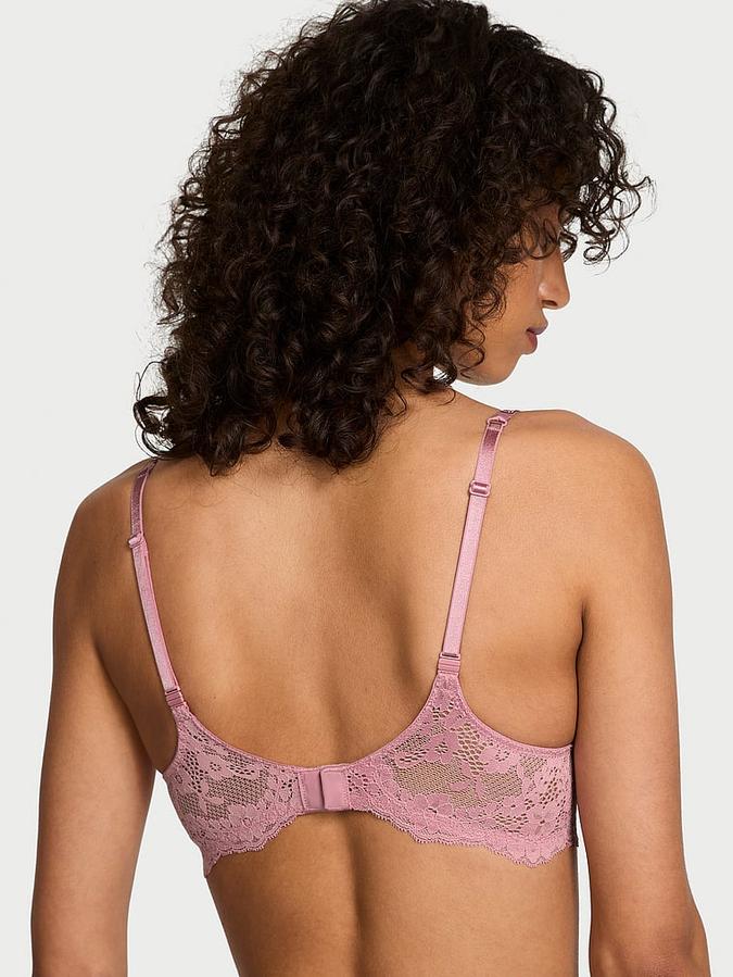 Twinkle Strap Lace Classic-Coverage Demi Bra image number 1