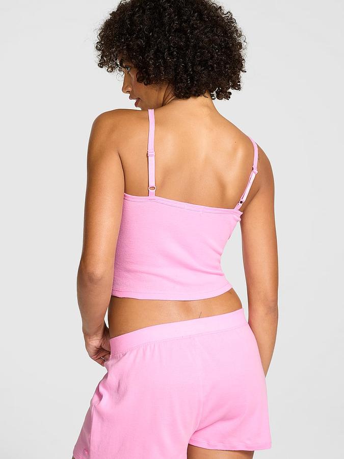 Cotton Henley Cami image number 1