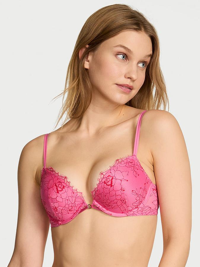 Rose Lace Push-Up Bra