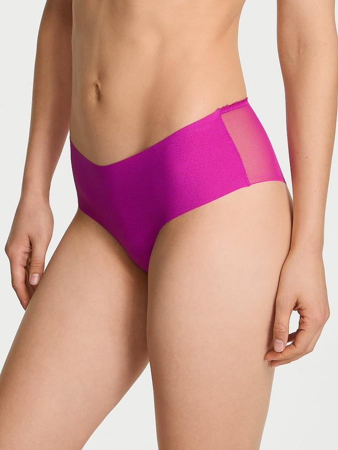 No-Show Sheer Logo Cheeky Panty image number 0