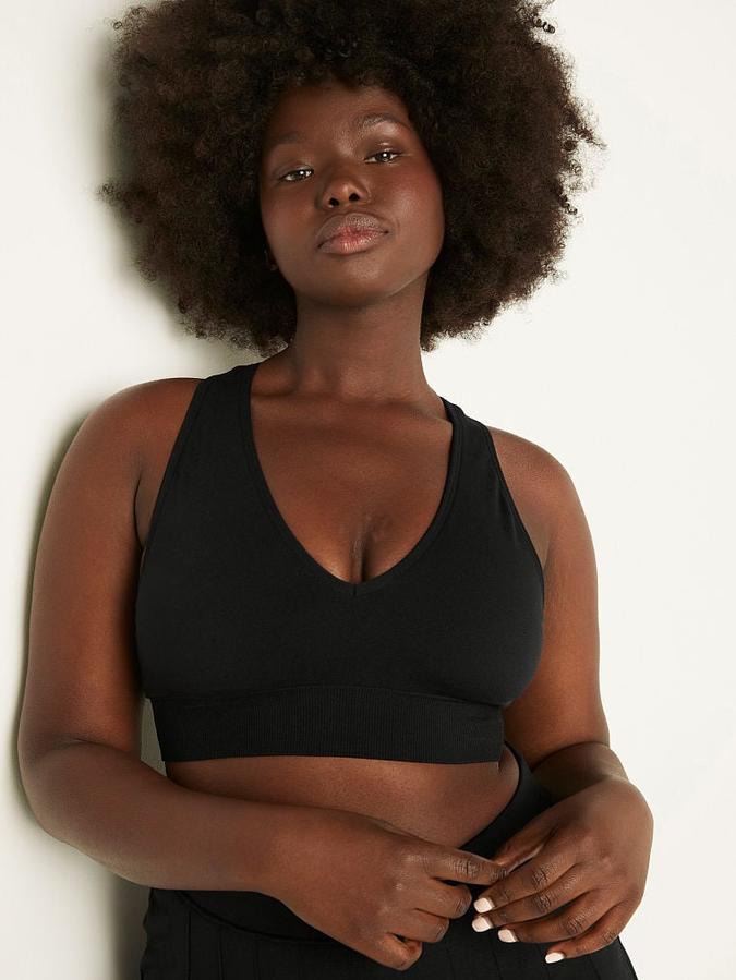 Seamless Plunge Bralette image number 3