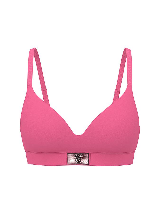 Shine Patch Lightly Lined Wireless Bra image number 2