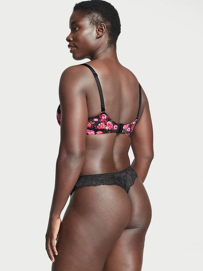 Smooth & Lace Thong Panty