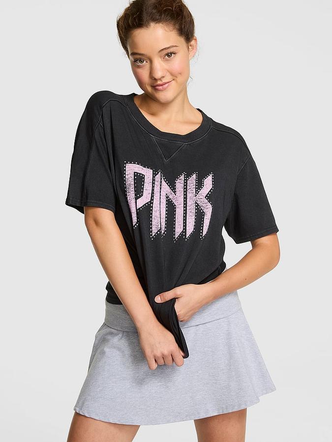 Retro Cotton Boxy Tee image number 0