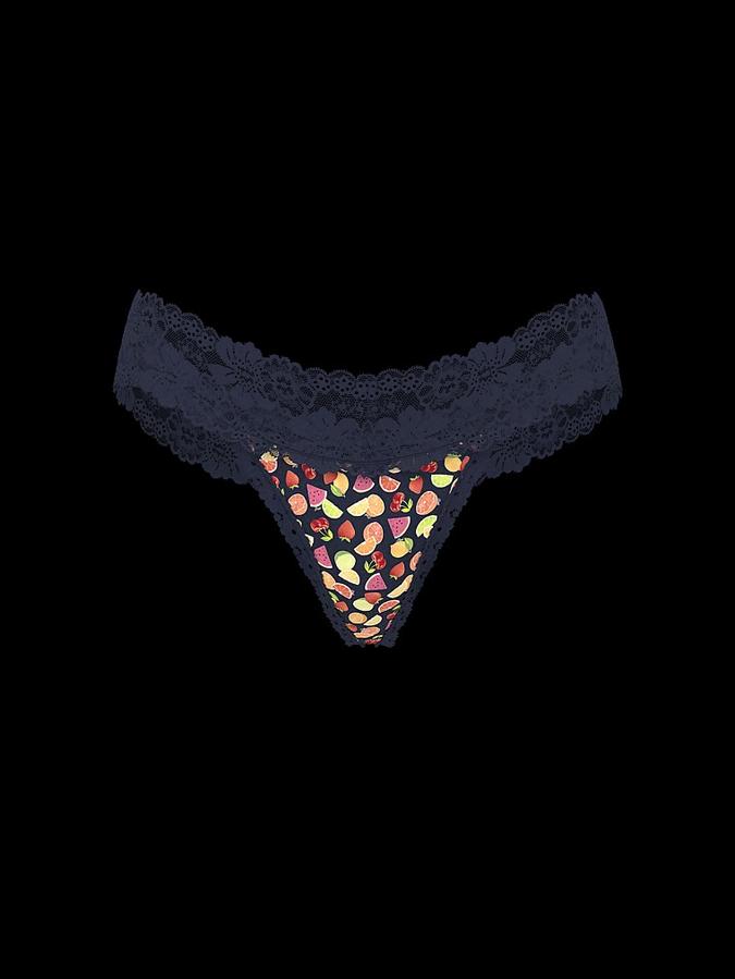 Wink Lace-Trim Thong Panty image number 2