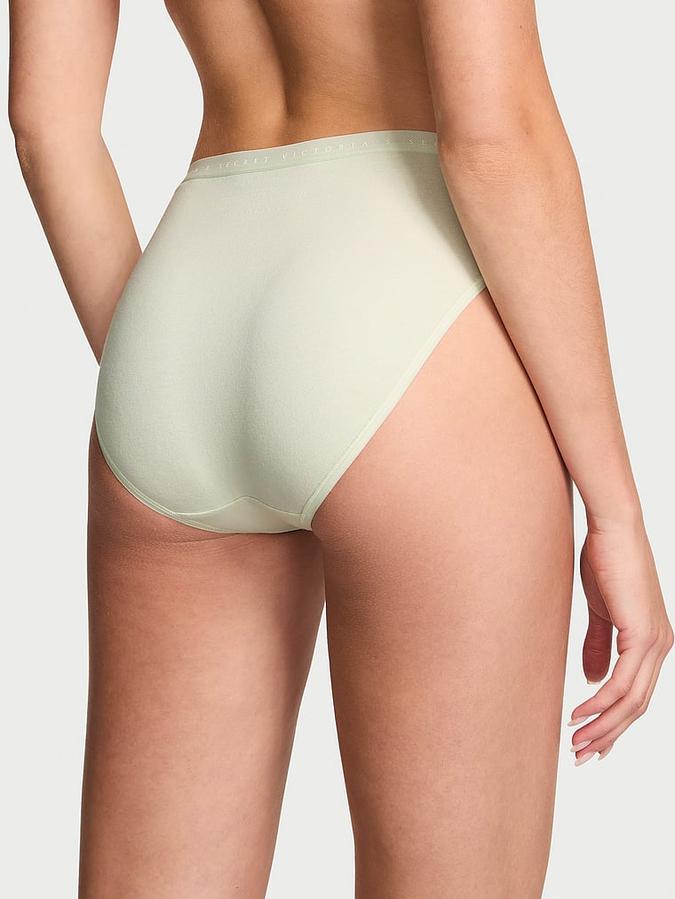Stretch Cotton High-Leg Brief Panty