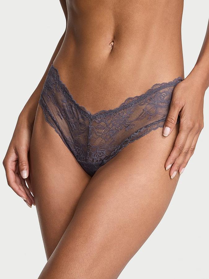 Rose Lace High-Leg Cheeky Panty image number 0