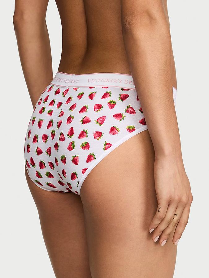 Logo Cotton Hiphugger Panty