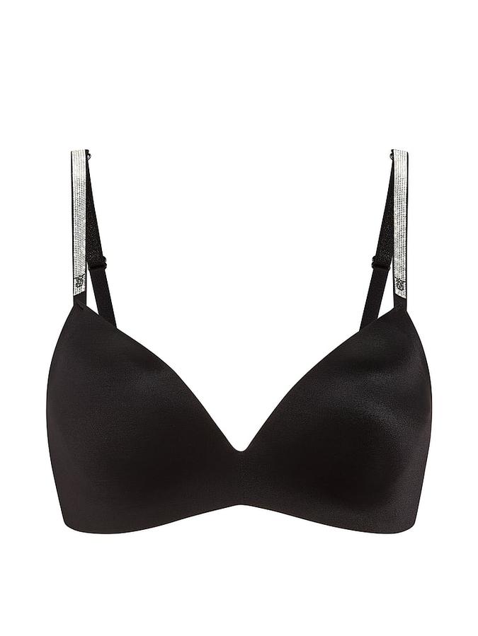 So Obsessed Shine Strap Wireless Push-Up Bra image number 2