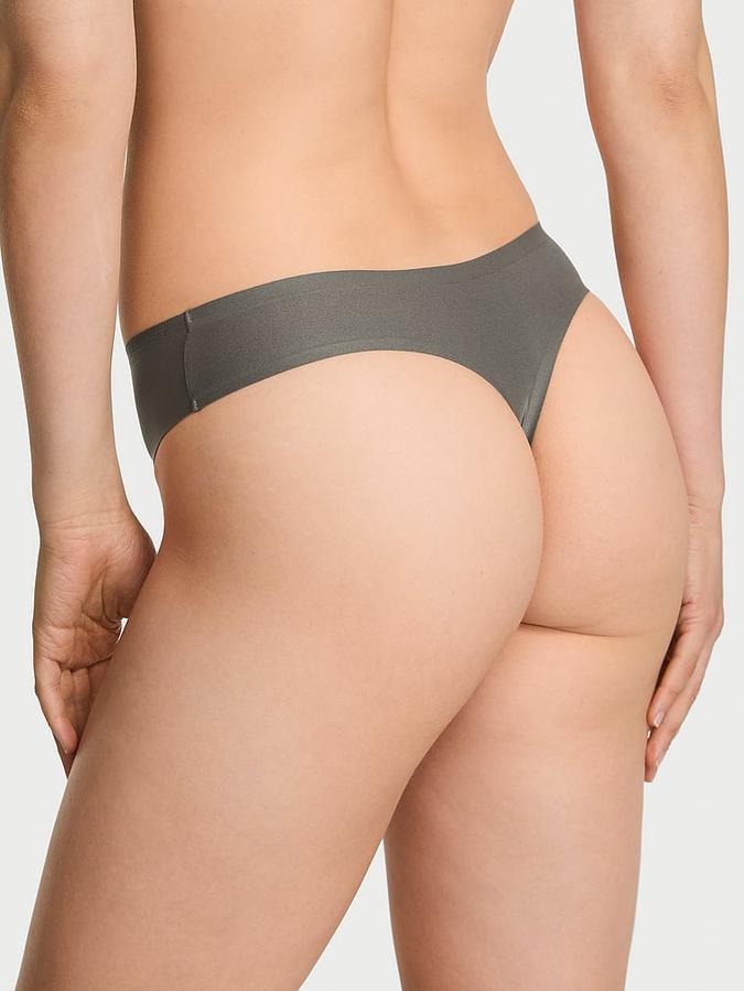 Body by Victoria Flex Mid-Rise Thong Panty image number 1