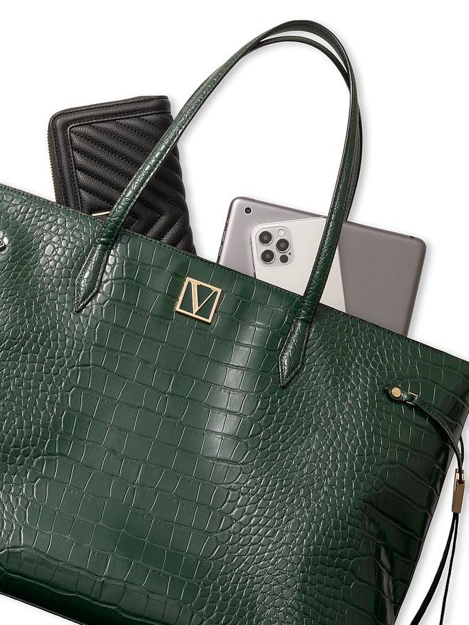 The Victoria Carryall Tote Emerald image number 2