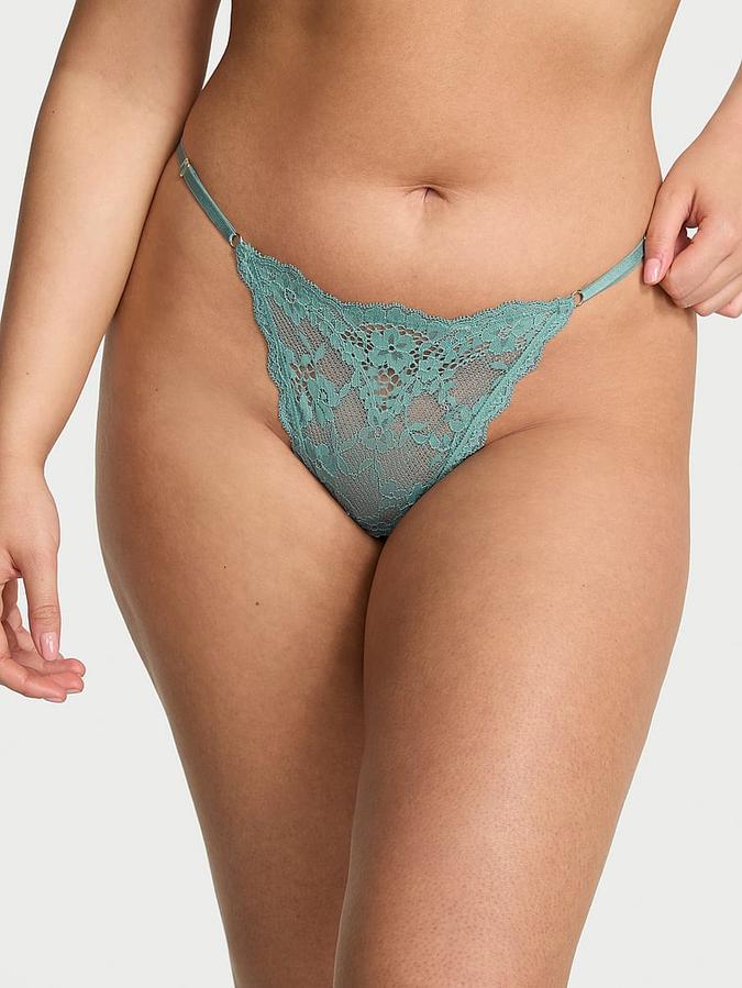 Lace Adjustable V-String Panty image number 0
