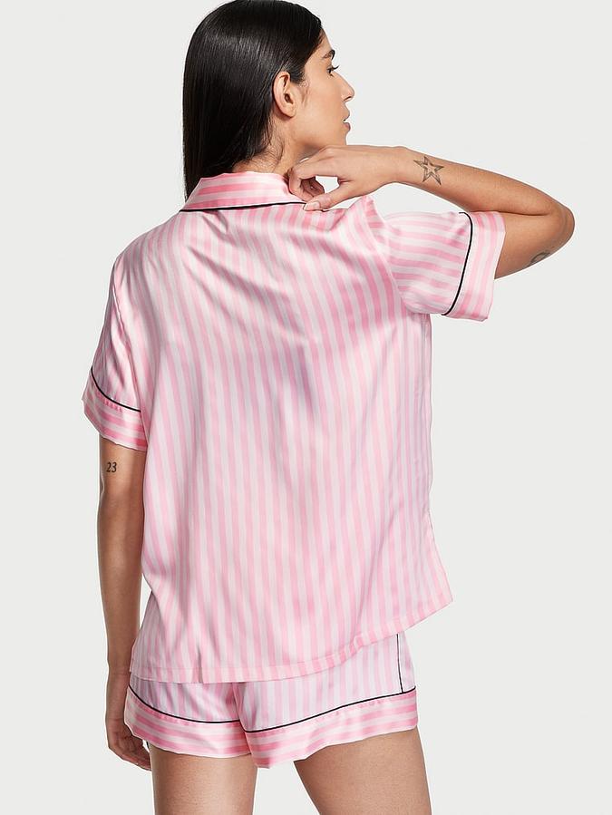 Satin Short Pajama Set image number 1