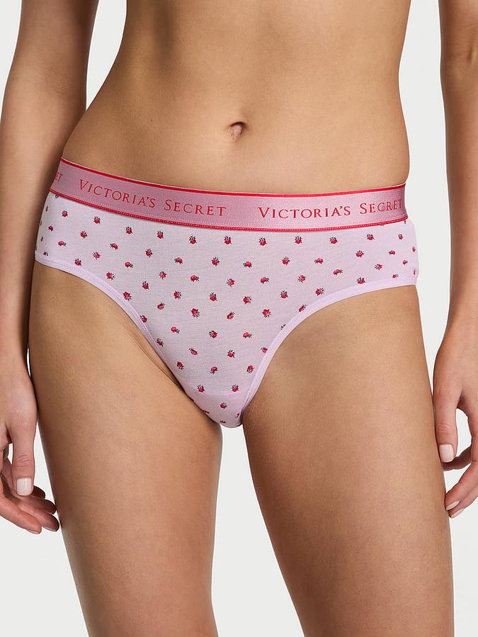 Logo Cotton Hiphugger Panty