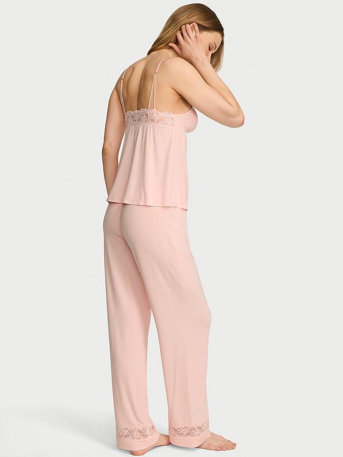 SoSoft? Modal Lace-Trim Cami & Pants Set