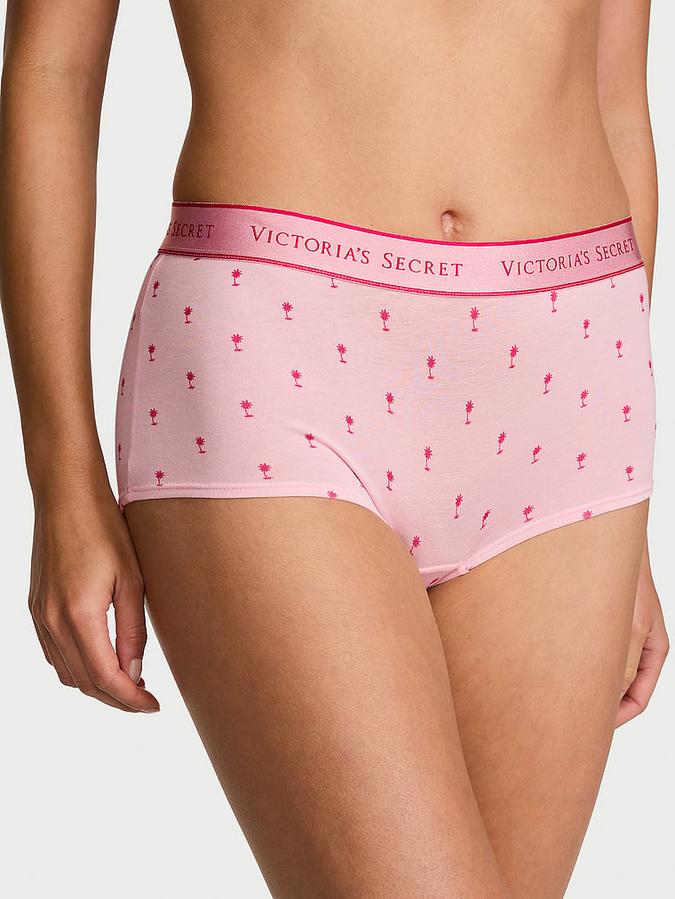 Logo Cotton Boyshort Panty